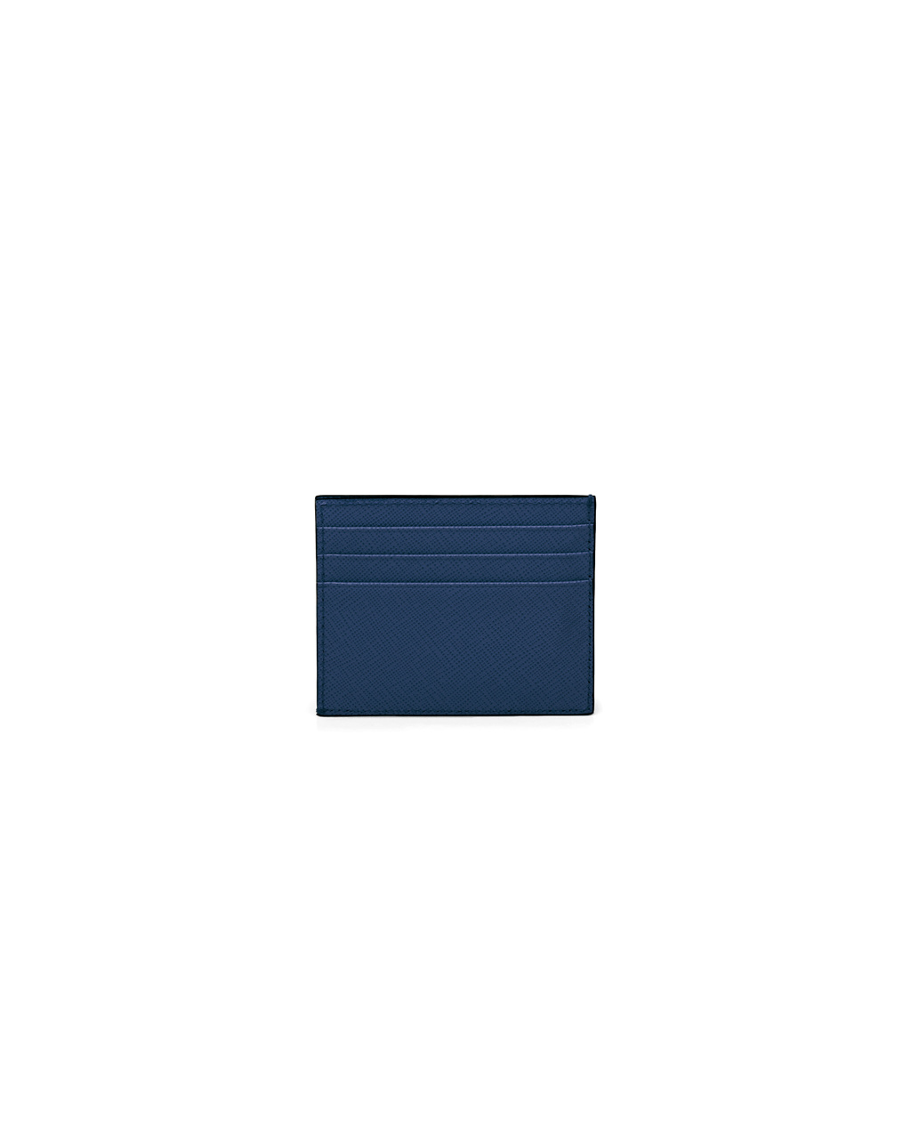 Prada Saffiano Lær Card Holder Bluette | 708-PBKALY