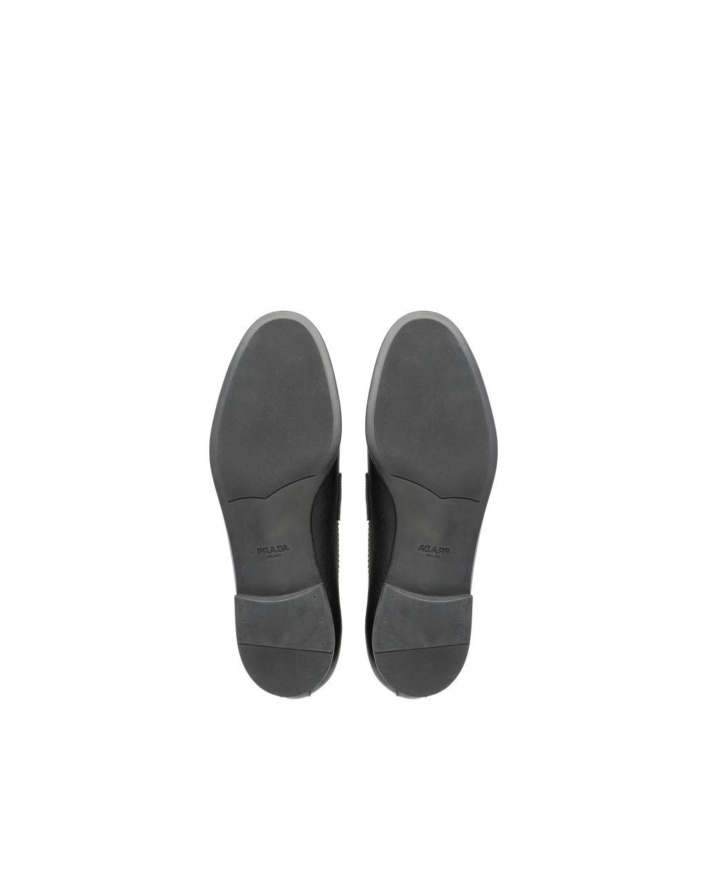 Prada Saffiano Lær Loafers Svarte | 508-IUCQKN