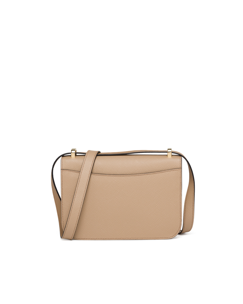 Prada Saffiano Lær Shoulder Bag Beige | 456-RDPNOQ