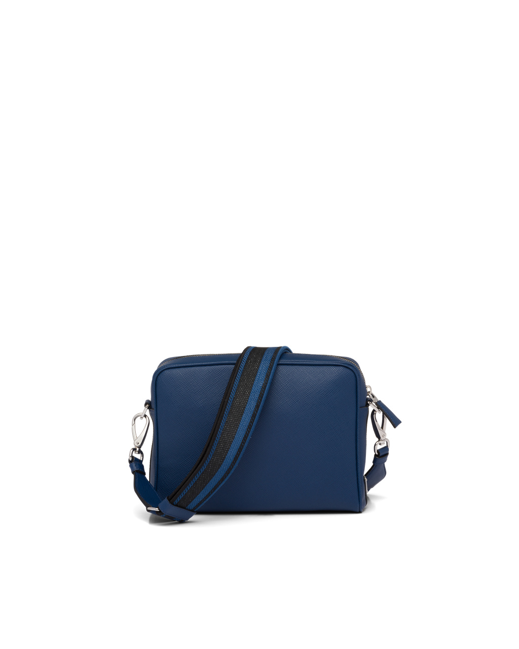 Prada Saffiano Lær Shoulder Bag Bluette | 208-ATZEON