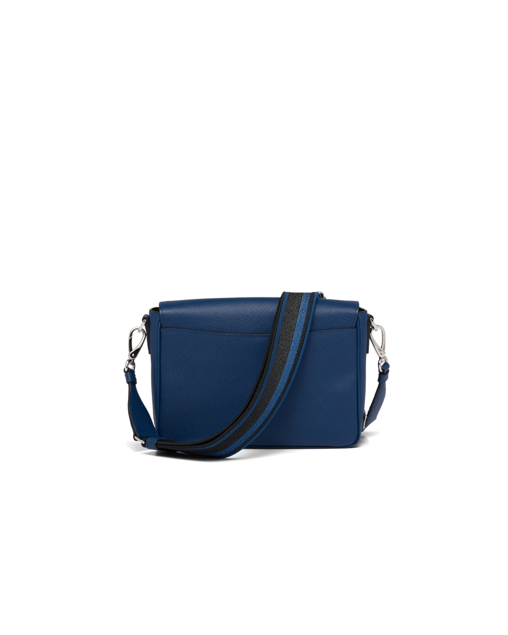 Prada Saffiano Lær Shoulder Bag Bluette | 386-PVYGBQ