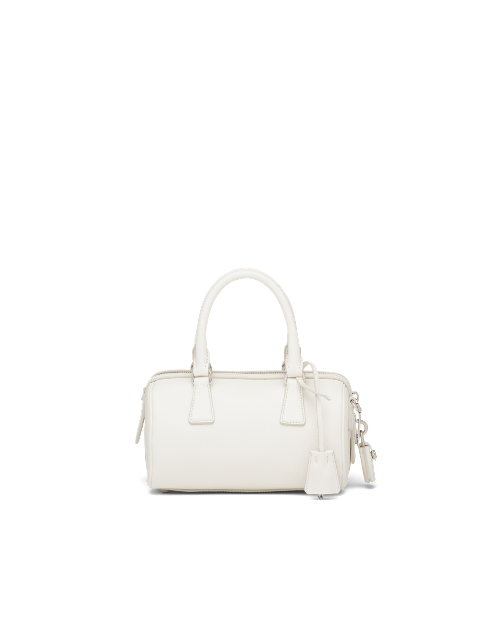 Prada Saffiano Lær Top-handle Bag Hvite | LDZCUE327