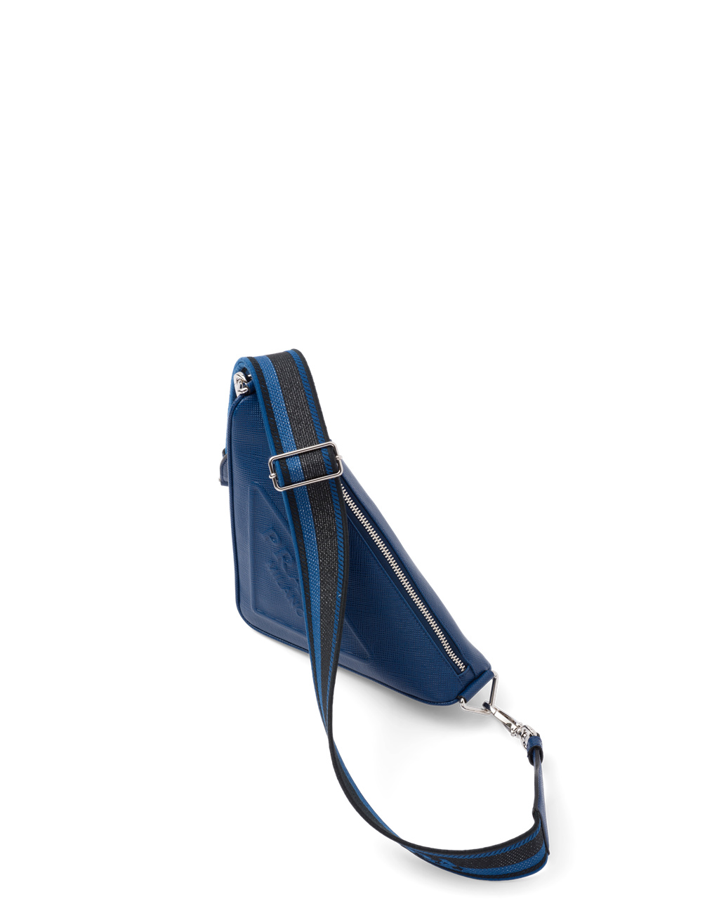 Prada Saffiano Prada Triangle Bag Bluette | 763-HYZFKC