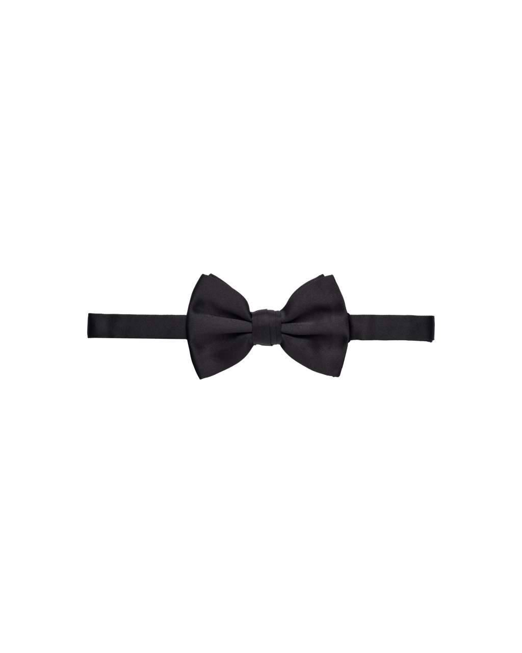 Prada Satin Bow-tie Svarte | AXUZME963