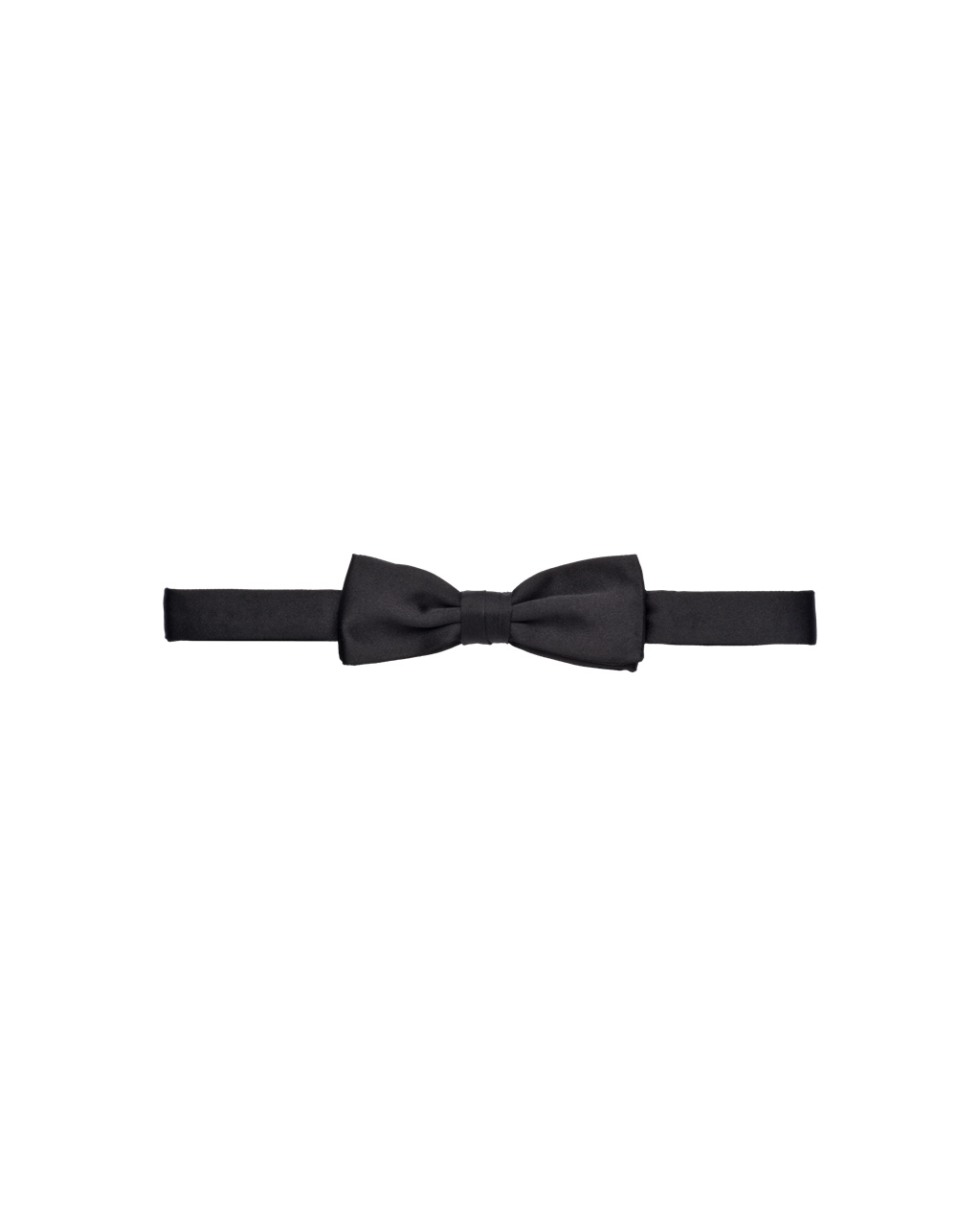 Prada Satin Bow-tie Svarte | SQAPBY302