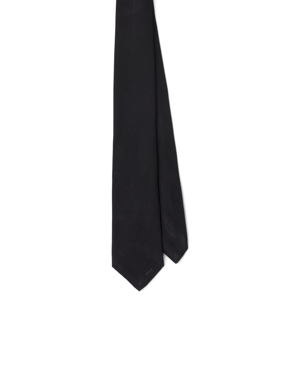 Prada Satin Tie Svarte | MAJRFU973