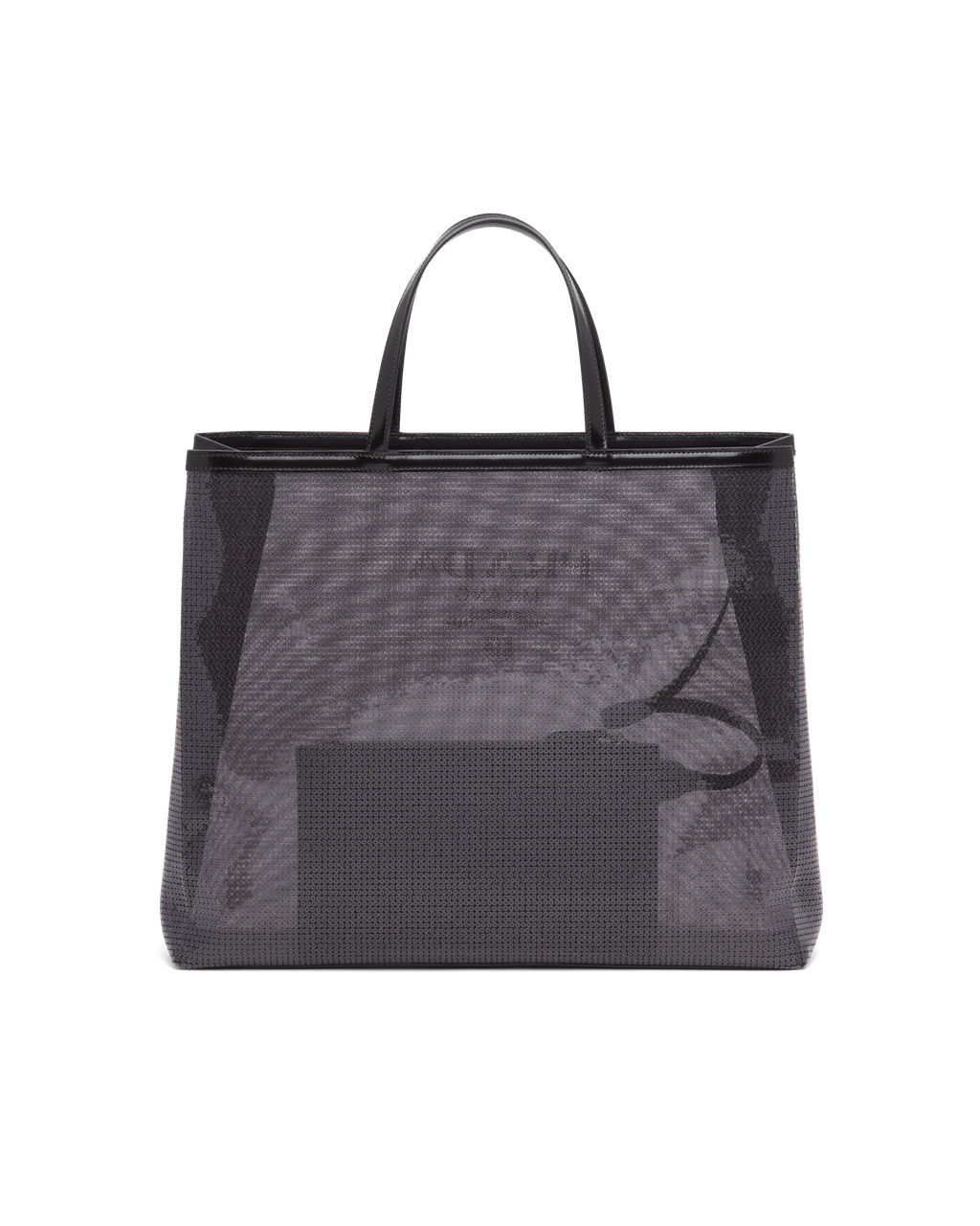 Prada Sequined Mesh Tote Bag Svarte | WKDYQH609