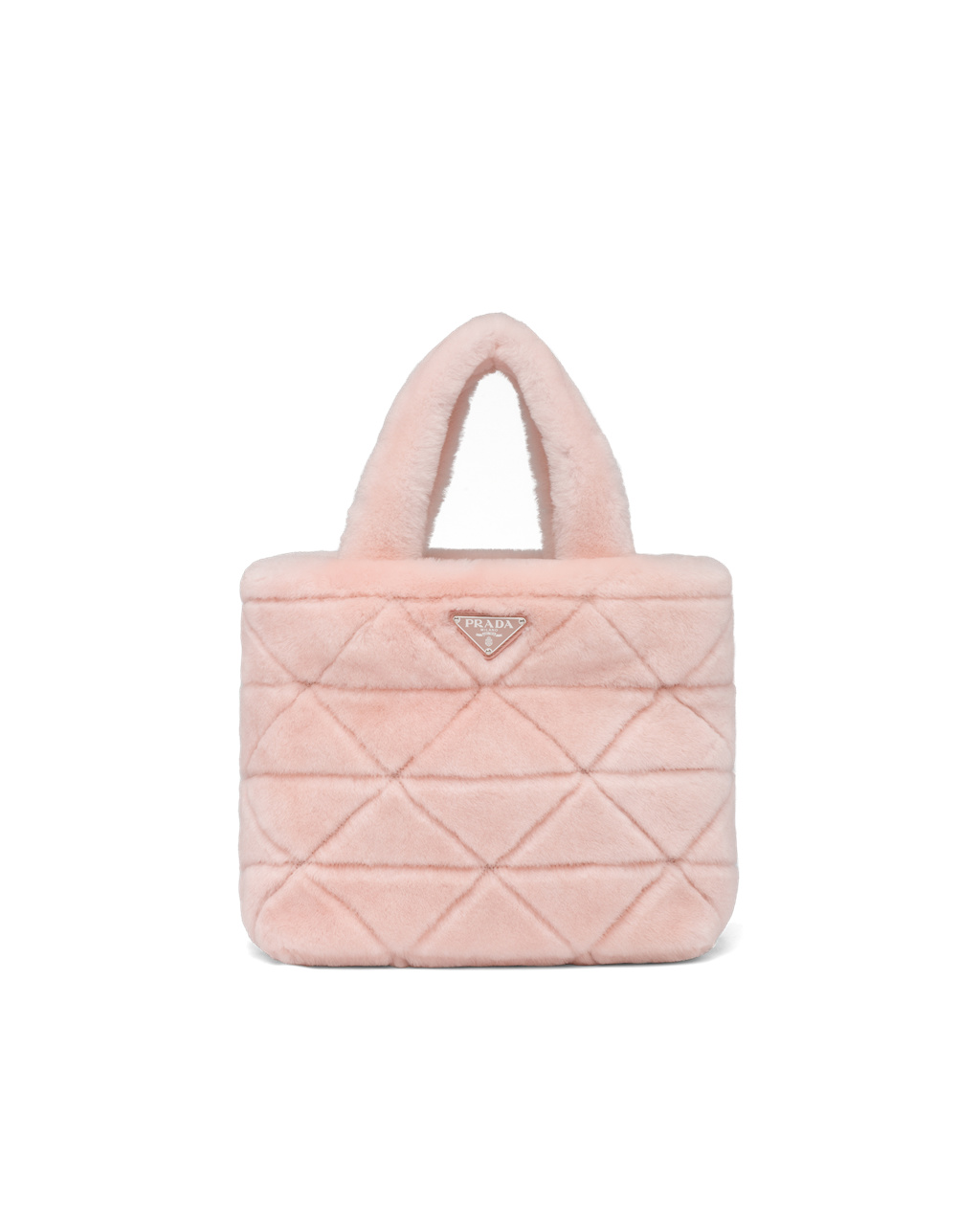 Prada Shearling Tote Rosa | NJPMOC583