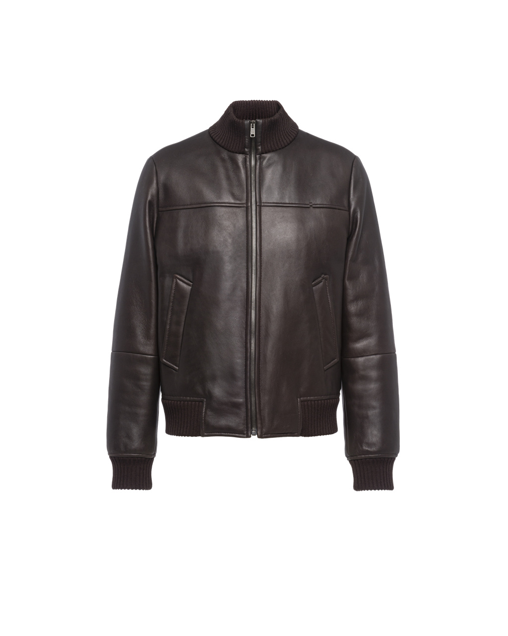 Prada Sheepskin Jacket Mørke Brune | 316-OILTZF