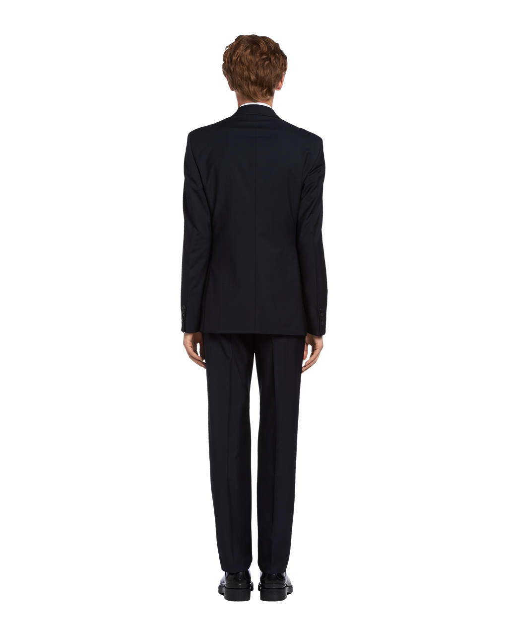 Prada Single Breasted Wool And Mohair Suit Marineblå | FNZIWK974