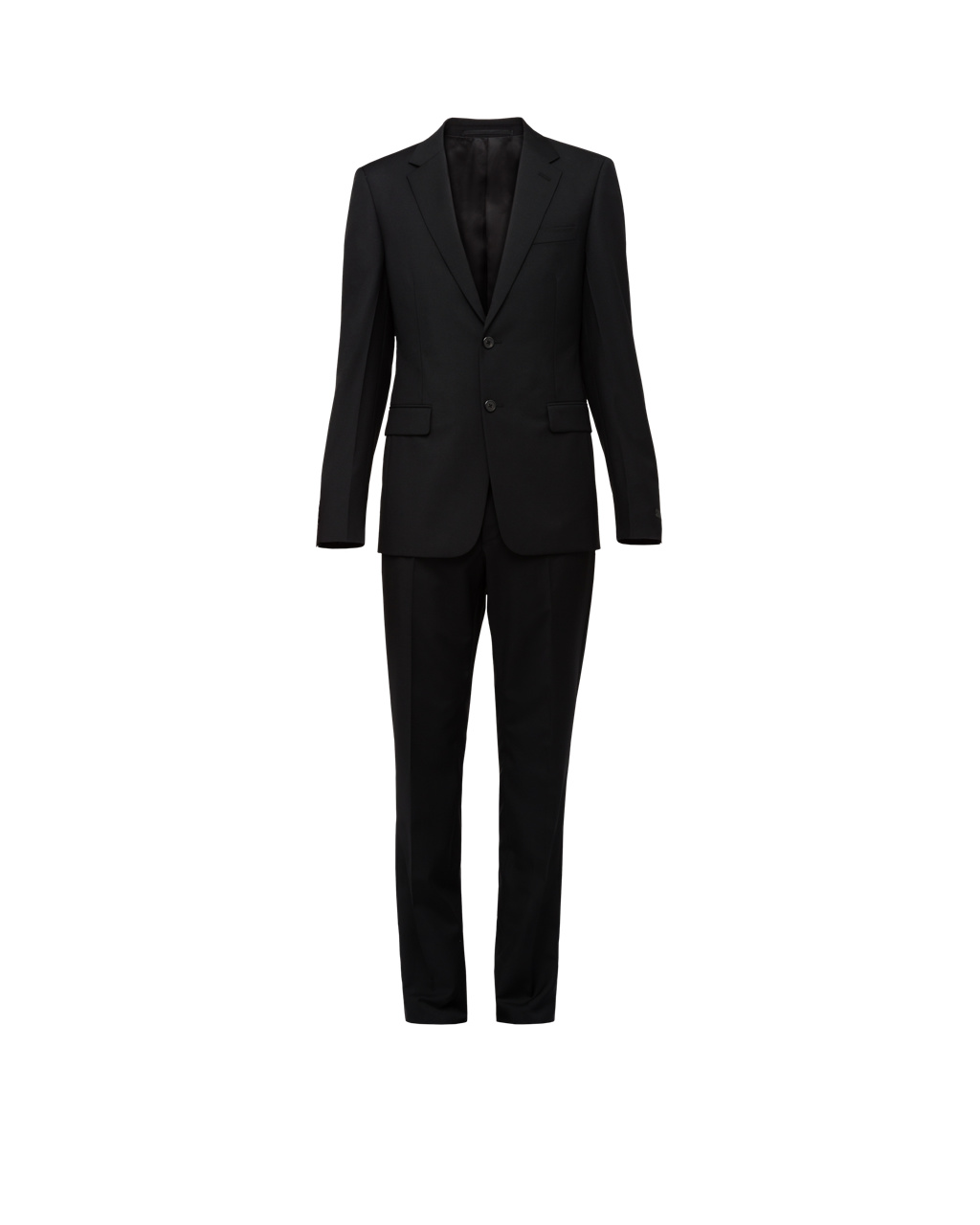 Prada Single Breasted Wool And Mohair Suit Svarte | ORKYZN836