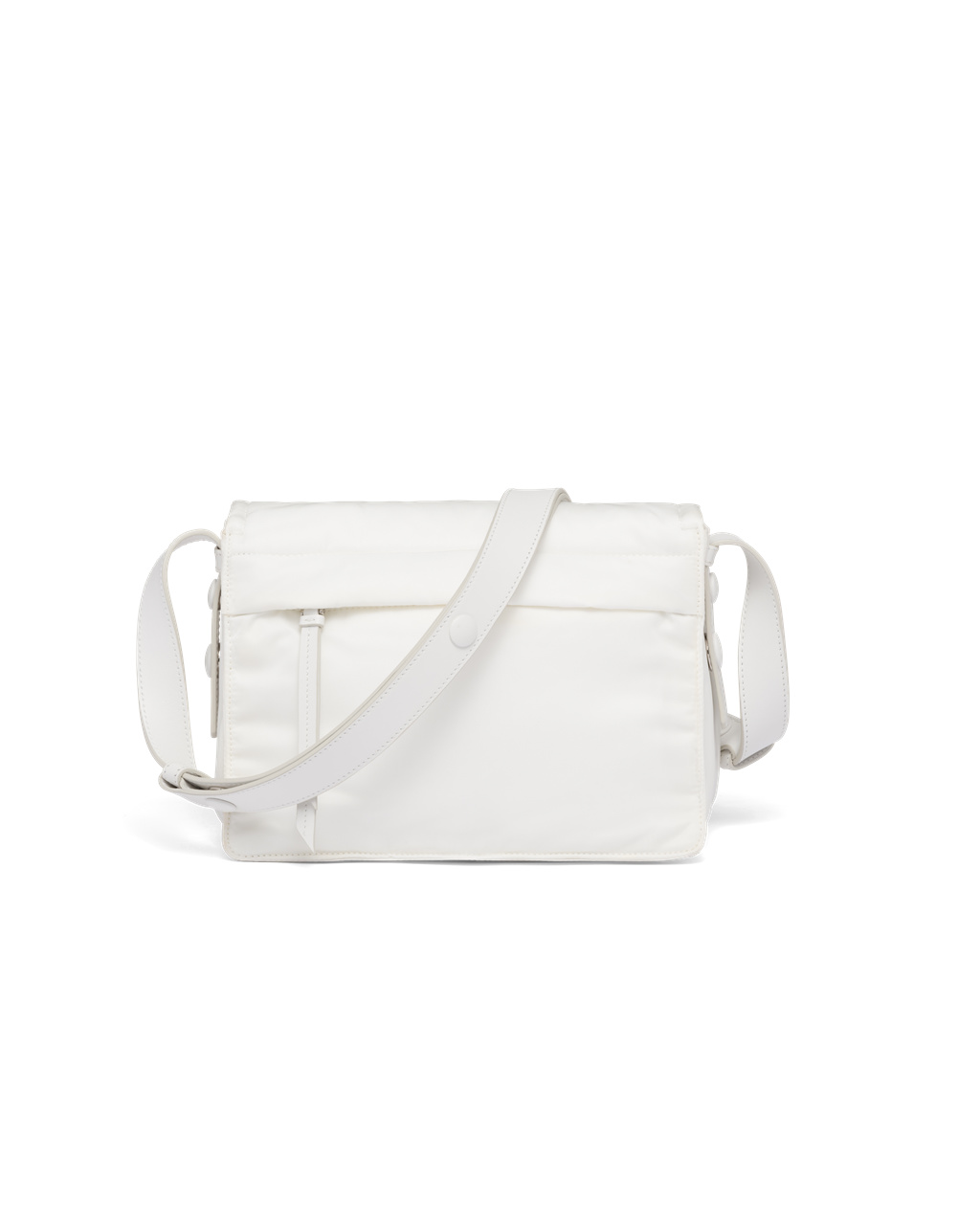 Prada Small Padded Re-nylon Shoulder Bag Hvite | 927-CNSPZJ