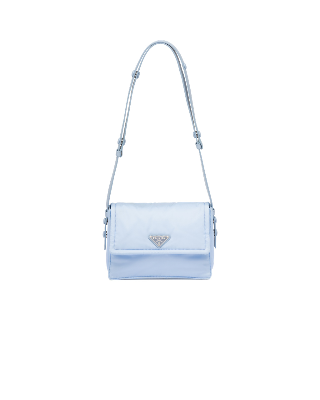 Prada Small Padded Re-nylon Shoulder Bag Celeste | 932-AVCIMF