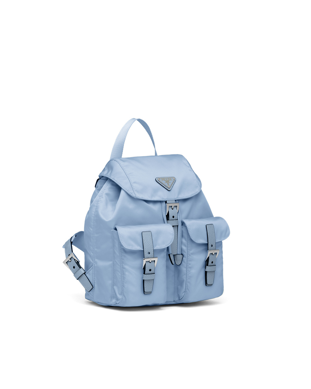 Prada Small Re-nylon Backpack Celeste | 098-BQJYVL