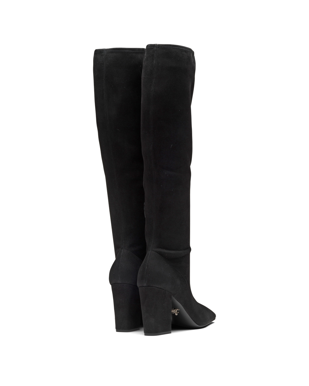 Prada Stretch Semsket Skinn Boots Svarte | 293-JAFDMZ