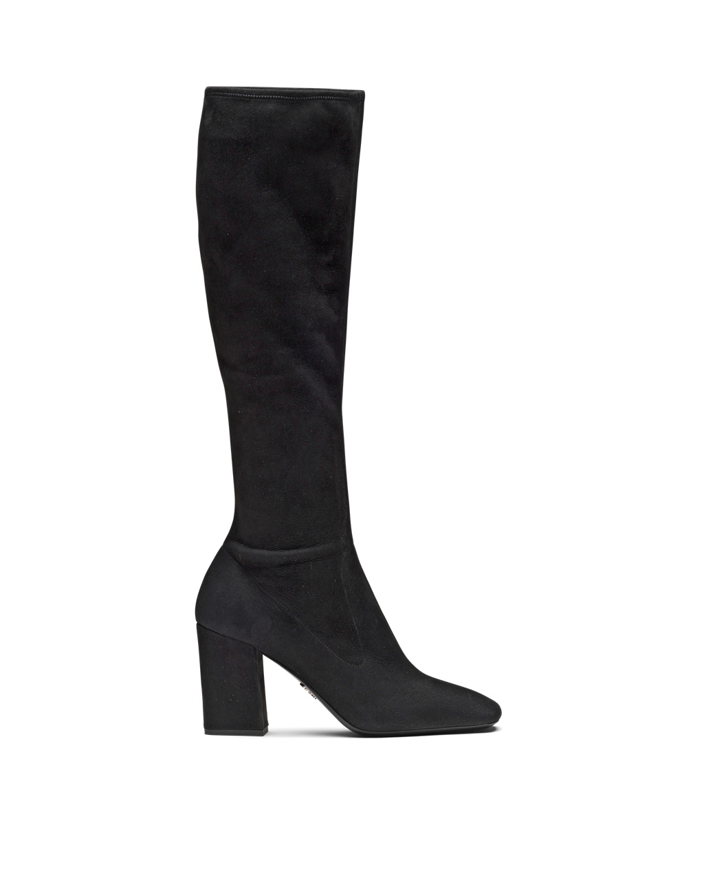 Prada Stretch Semsket Skinn Boots Svarte | 293-JAFDMZ