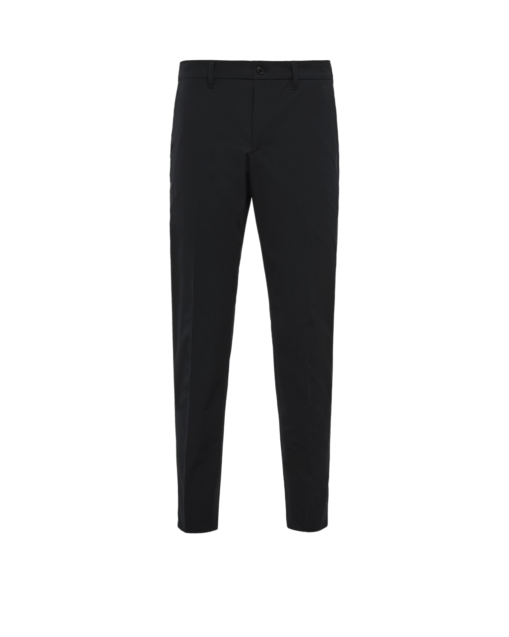 Prada Stretch Technical Fabric Trousers Svarte | CRODKE391