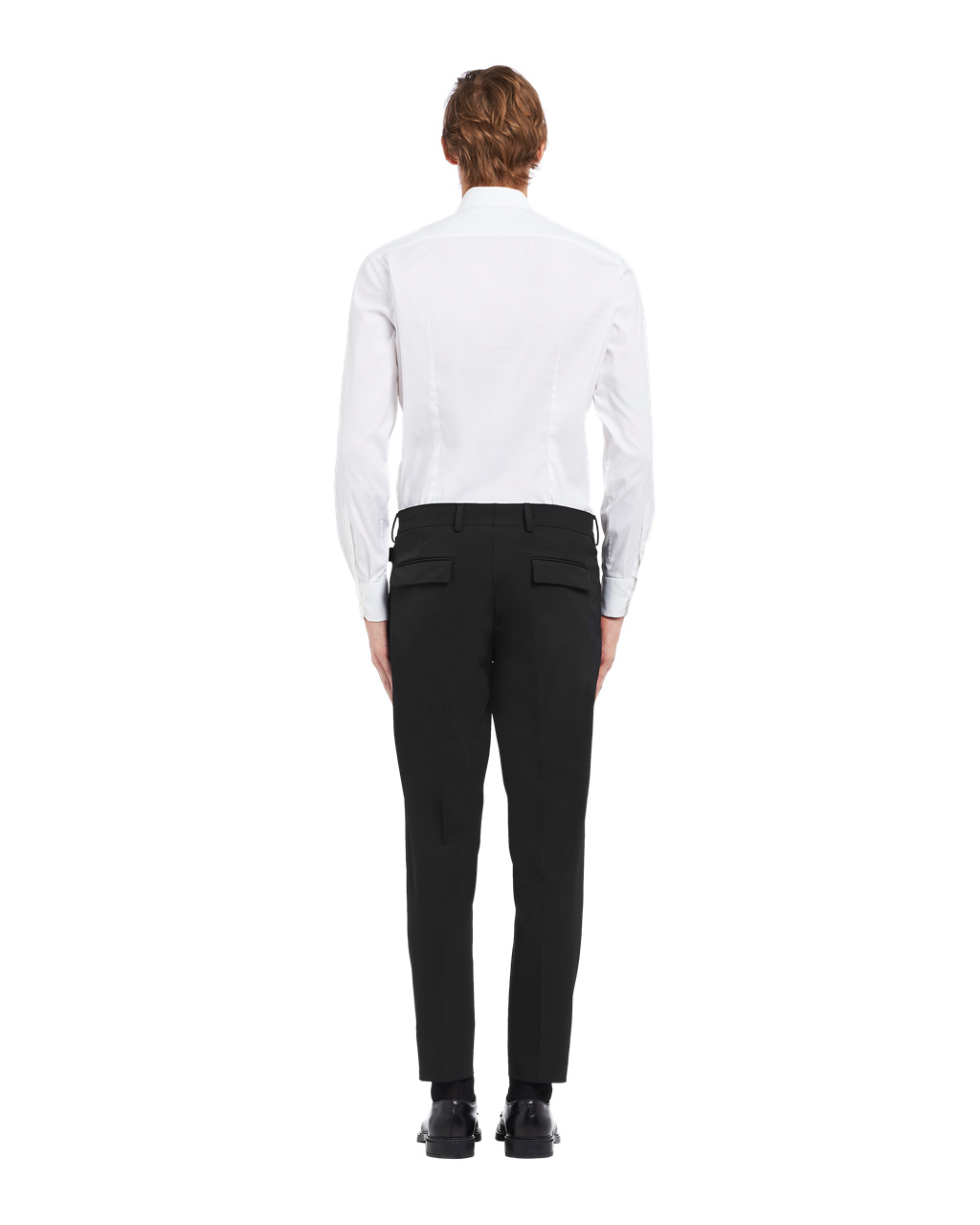 Prada Stretch Technical Fabric Trousers Svarte | MLFSTG513