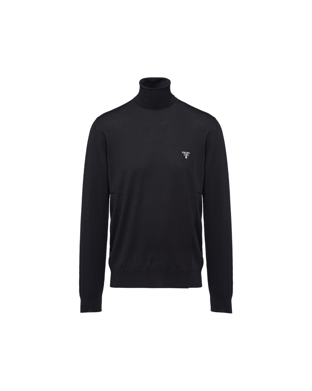 Prada Superfine Wool Turtleneck Genser Svarte | XQDYPW721