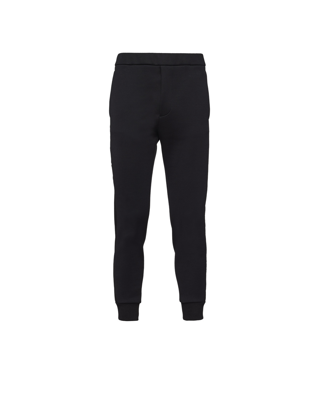 Prada Sweatpants With Nylon Details Svarte Svarte | DVTEFK465