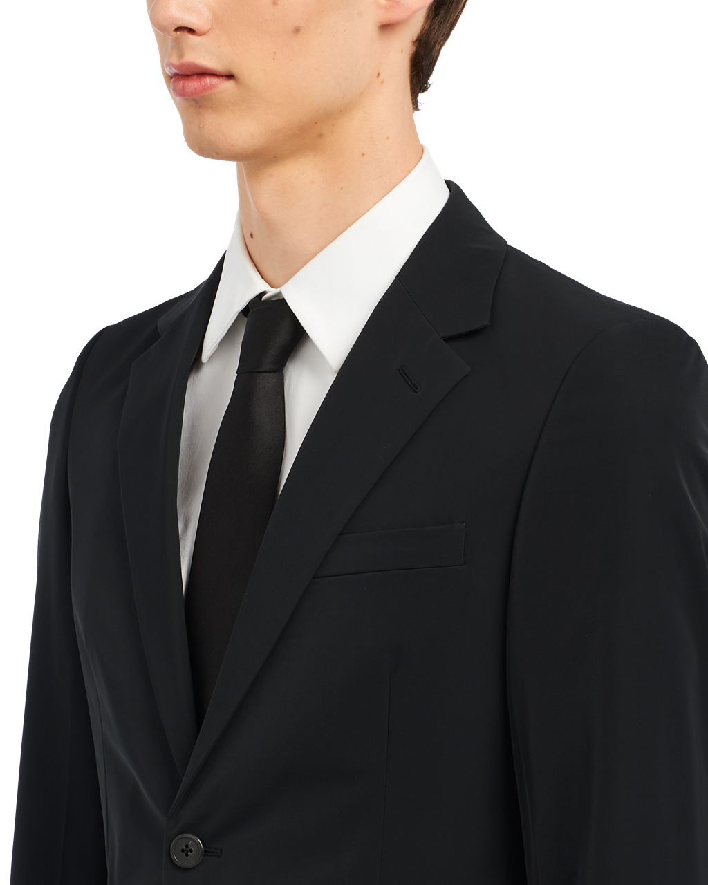 Prada Technical Fabric Single-breasted Suit Svarte | STOIVJ798