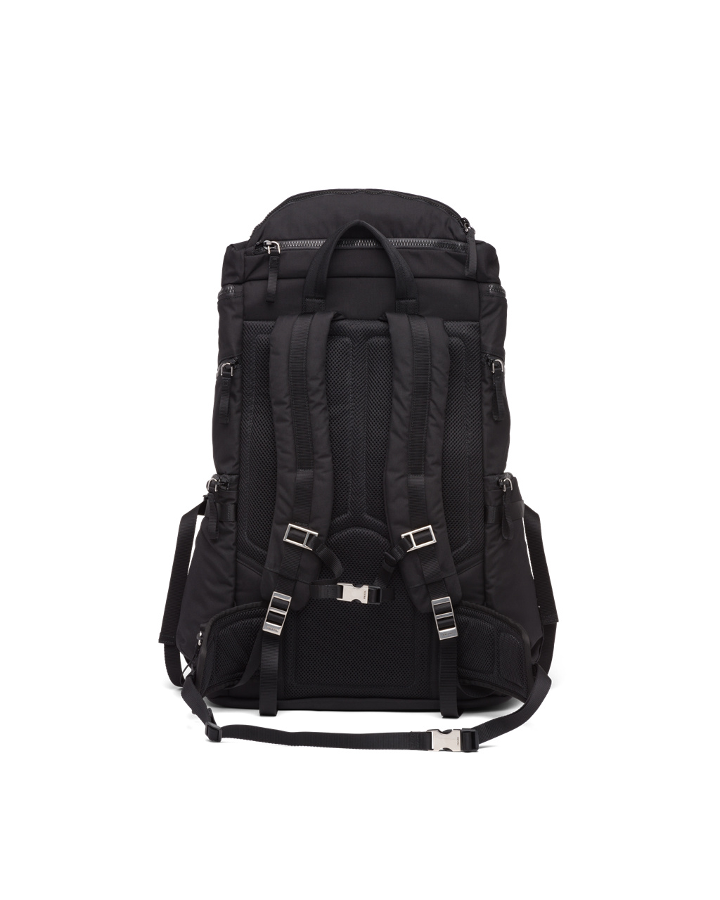 Prada Technical Fabric Ski Boot Backpack Svarte | 073-UOMVIQ