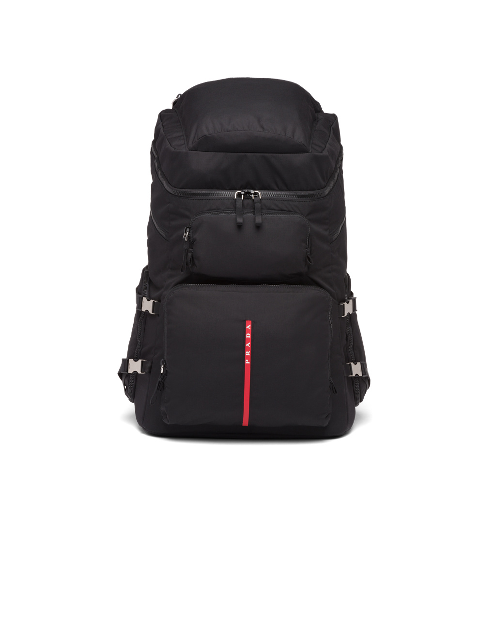 Prada Technical Fabric Ski Boot Backpack Svarte | 073-UOMVIQ