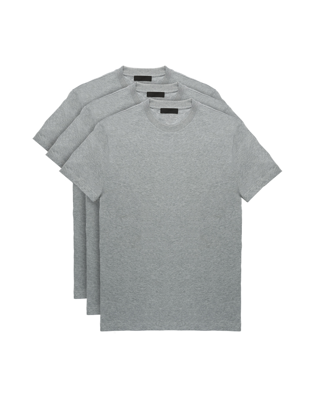 Prada Three Pack Bomull Jersey T-shirts Grå | JYRXKU054