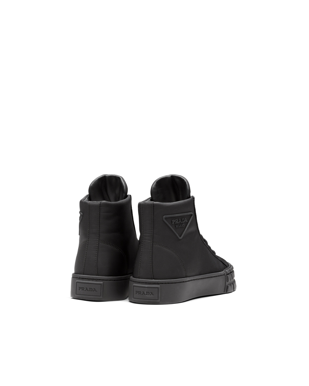 Prada Wheel Re-nylon Gabardine Sneakers Svarte | EWZPBK830