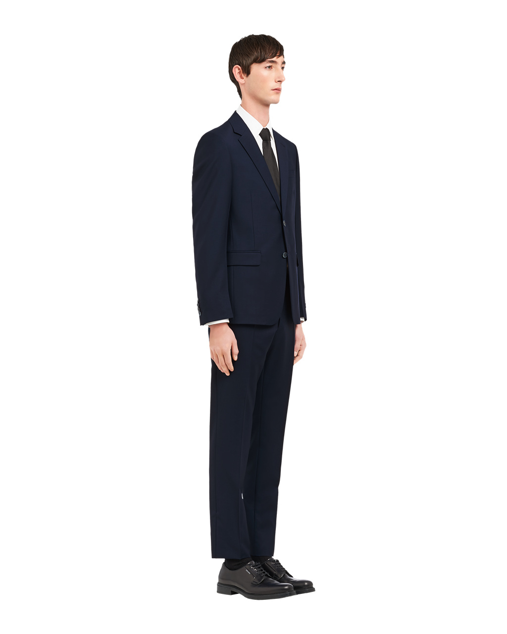 Prada Wool And Mohair Single-breasted Suit Marineblå | KXIZCS163