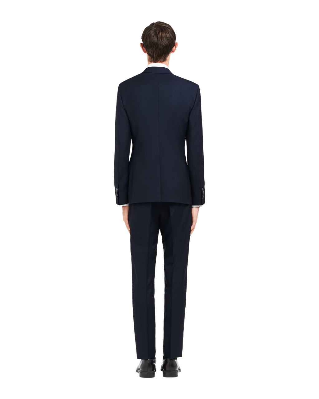 Prada Wool And Mohair Single-breasted Suit Marineblå | KXIZCS163