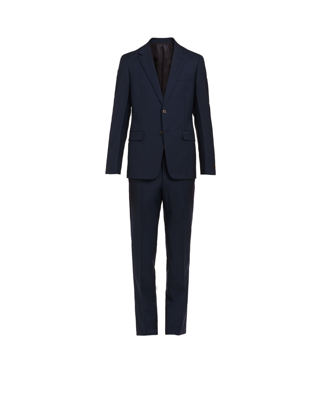 Prada Wool And Mohair Single-breasted Suit Marineblå | KXIZCS163