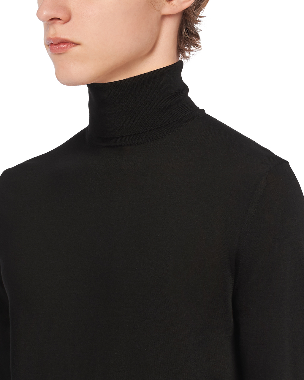 Prada Wool Turtleneck Svarte | JKWMIZ079