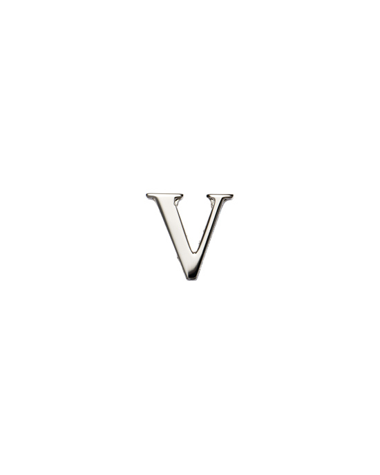 Prada My Character Sliding Metal Letter Polished Steel | 716-WXFTPV