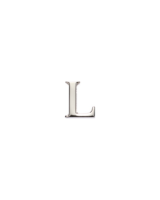 Prada My Character Sliding Metal Letter Polished Steel | 872-JCAFRX