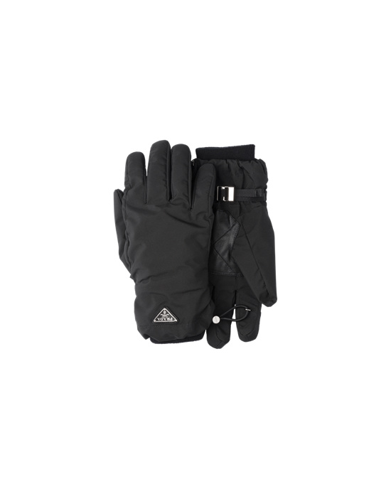 Prada Nylon Gloves Svarte | 825-UASJRD