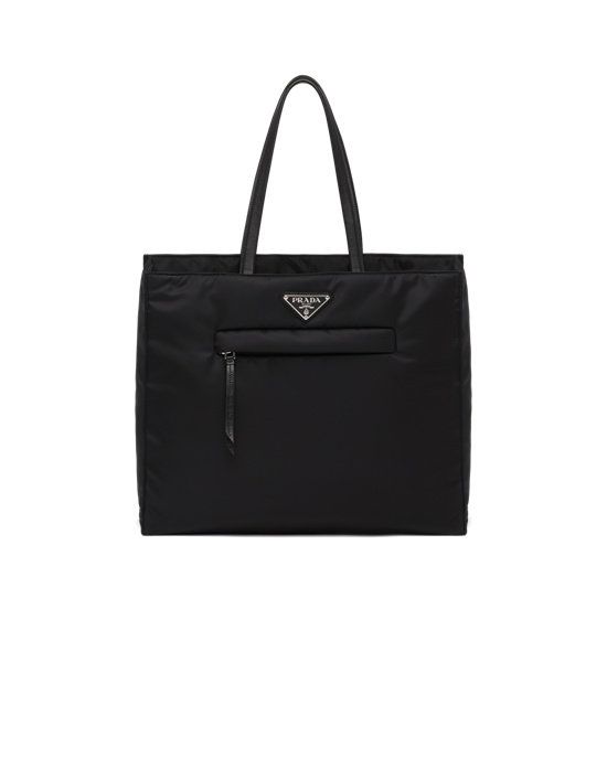 Prada Padded Re-nylon Tote Bag Svarte | BLFDIK892