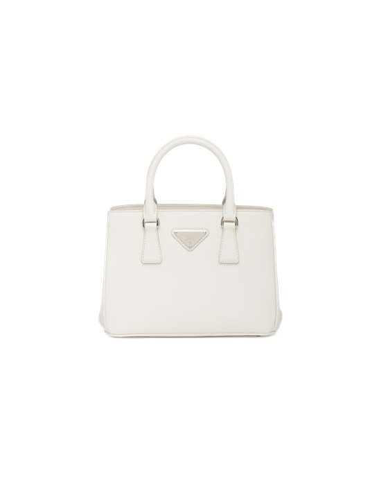 Prada Prada Galleria Saffiano Lær Mini-bag Hvite | NCAOWT520