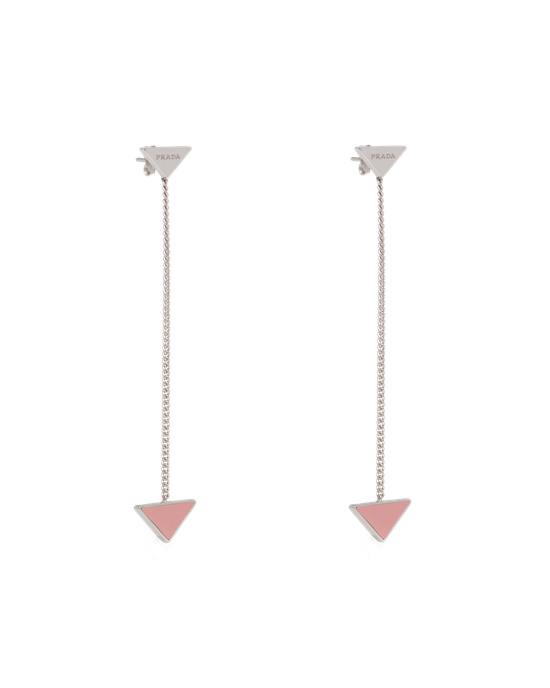 Prada Prada Symbole Drop Earrings Rosa | BSLFTQ426