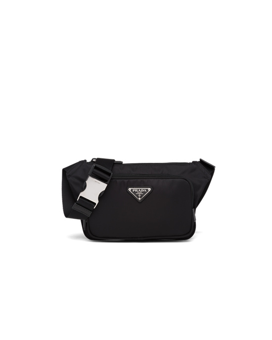 Prada Re-nylon And Saffiano Lær Shoulder Bag Svarte | 921-EXHACT