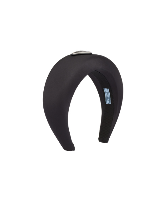 Prada Re-nylon Headband Svarte | 148-KZIMEW