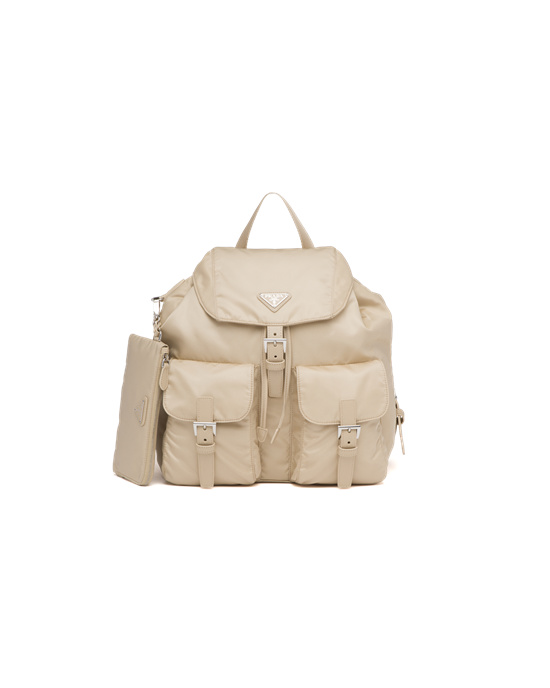 Prada Re-nylon Medium Backpack Beige | 769-DBVMOP