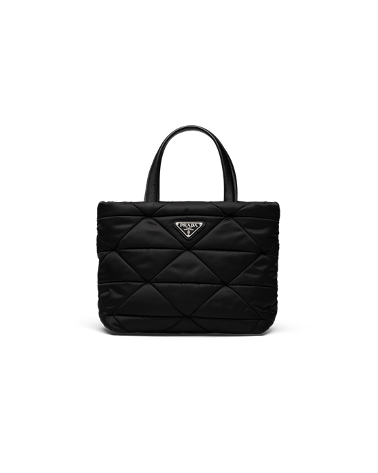 Prada Re-nylon Padded Tote Bag Svarte | VXFGNA659