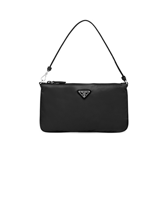 Prada Re-nylon Pouch Svarte | 378-QUPSBD