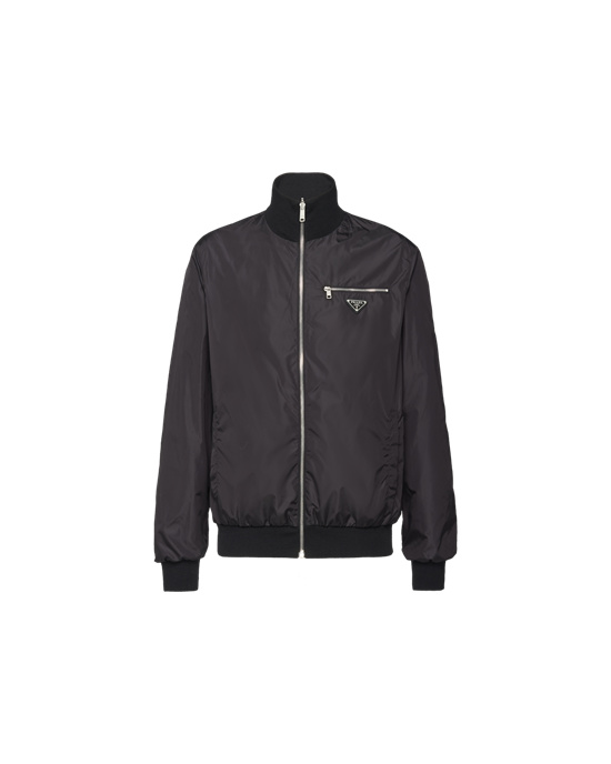 Prada Reversible Wool And Nylon Jacket Svarte | 310-RDCSNL