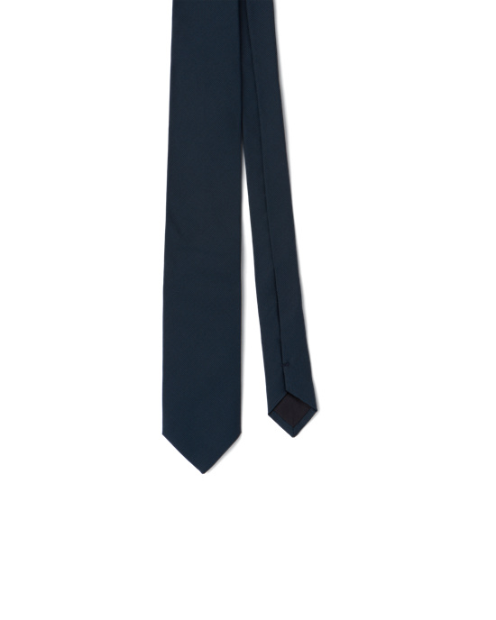 Prada Silk Tie Marineblå | LPXGYI982