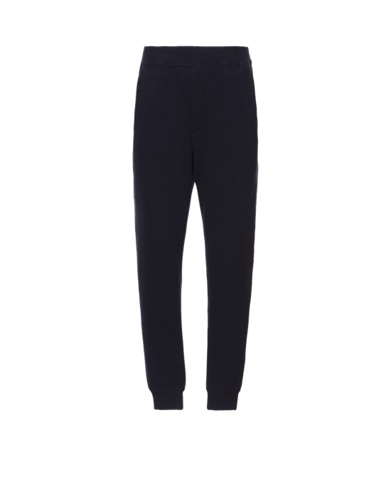 Prada Wool And Cashmere Jogging Pants Marineblå | 401-ETMJDV